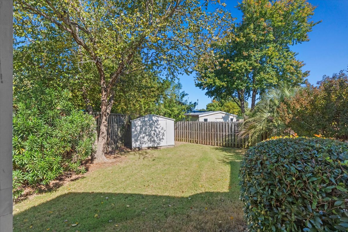 Backyard at 257 Hudson Trace