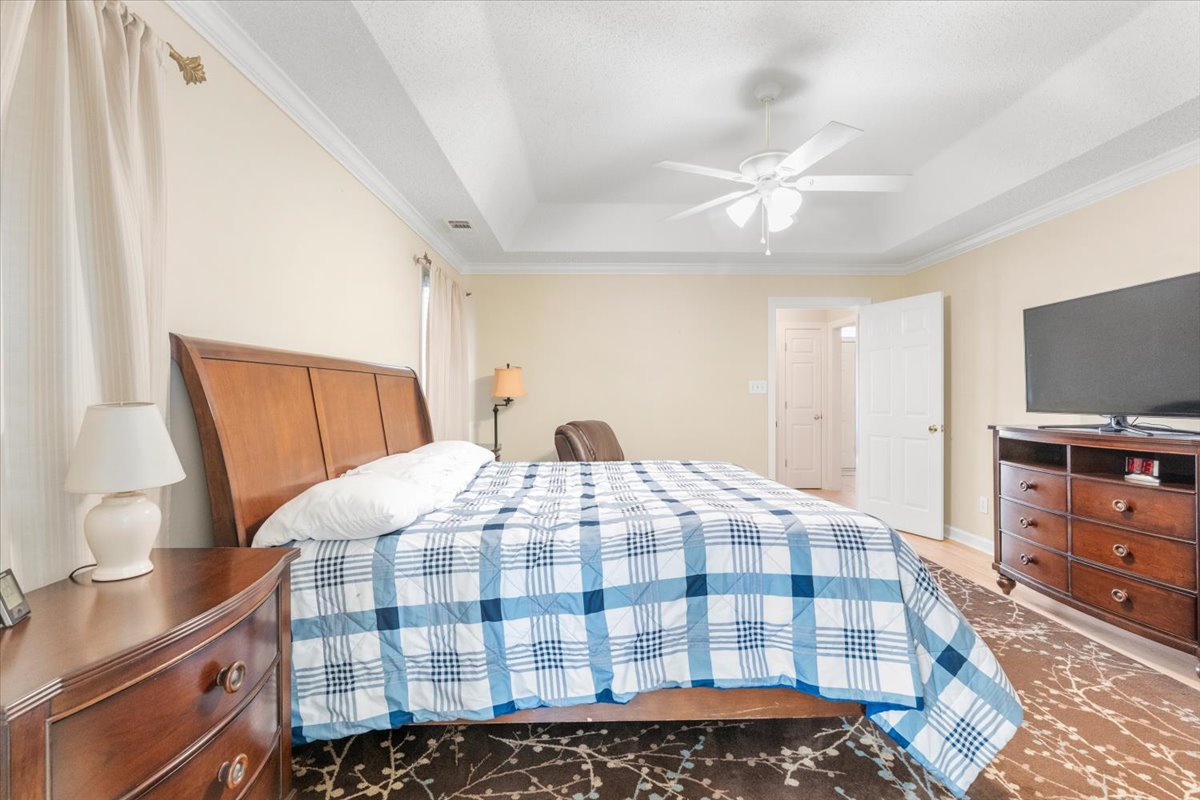 Primary bedroom at 257 Hudson Trace