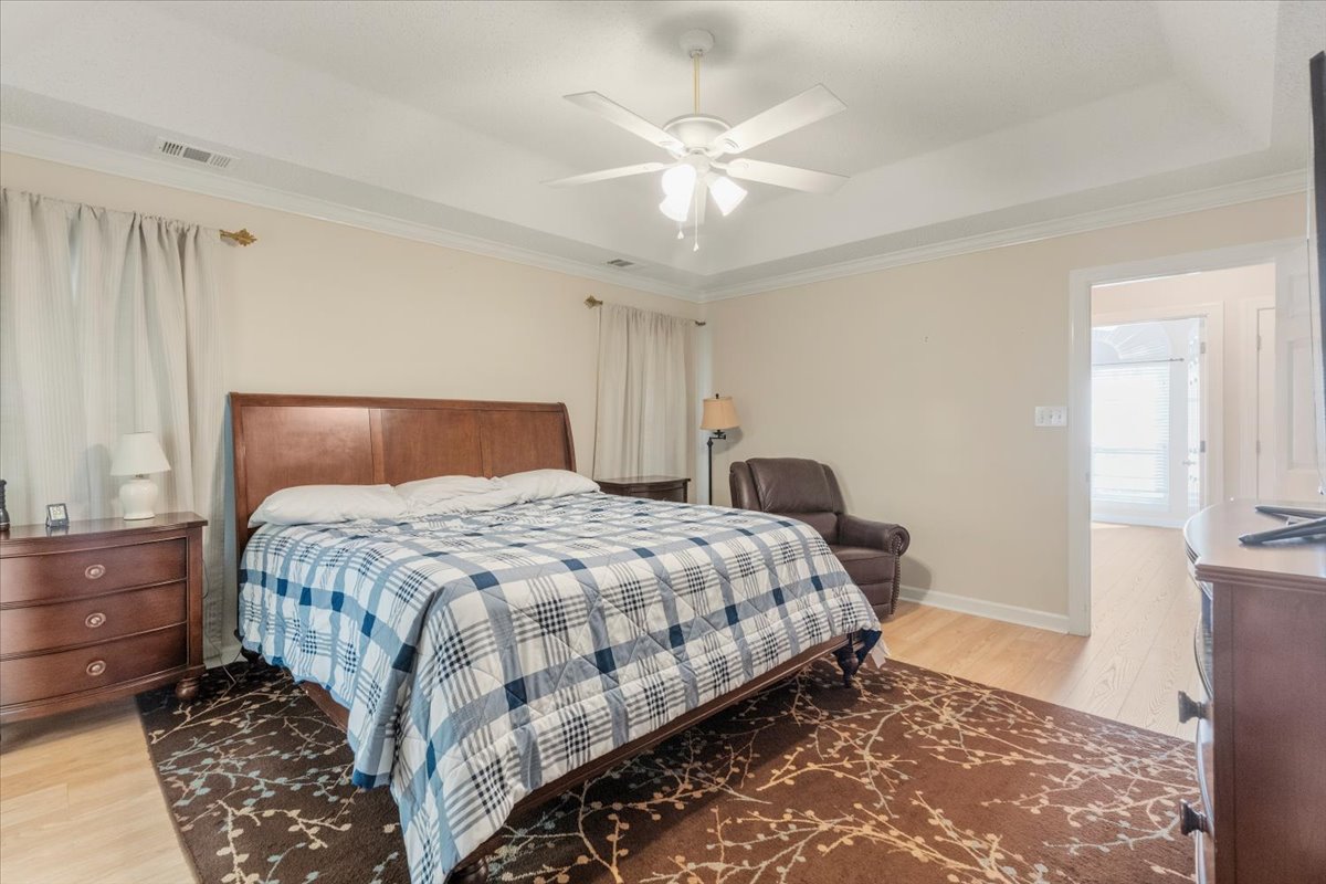 Primary bedroom at 257 Hudson Trace