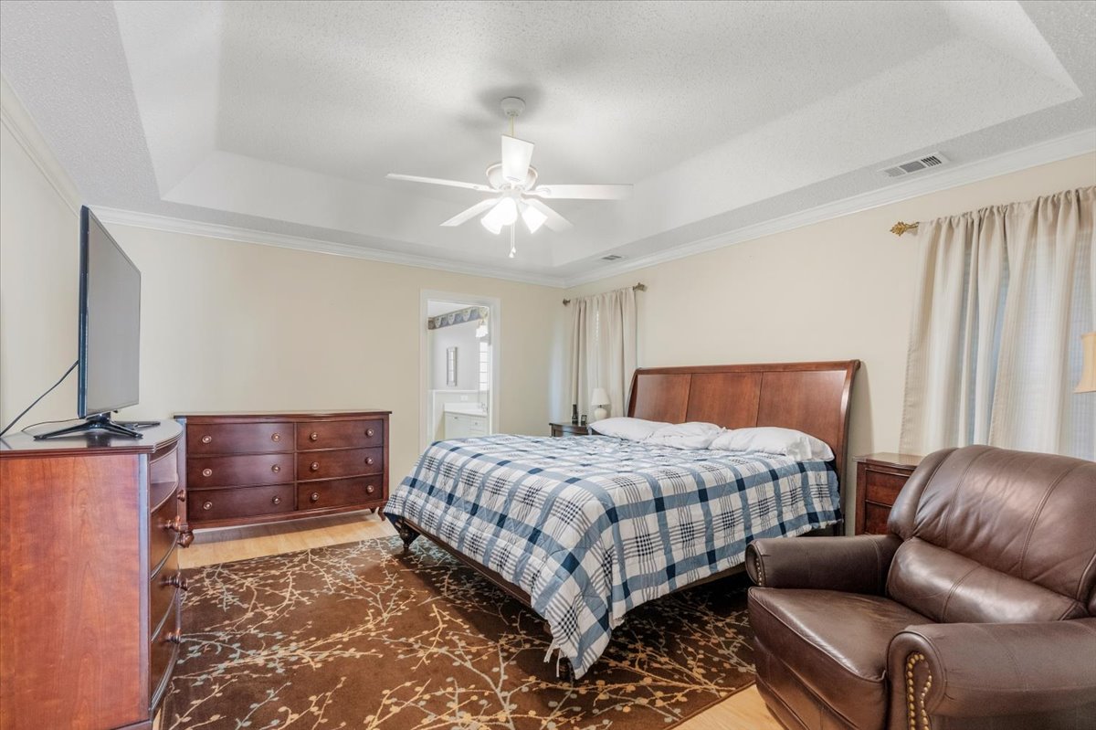 Primary bedroom at 257 Hudson Trace