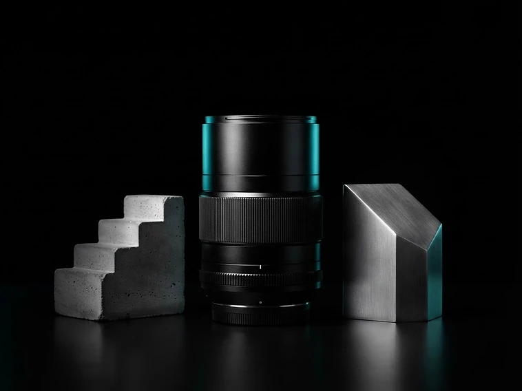 Photography materials under directional light