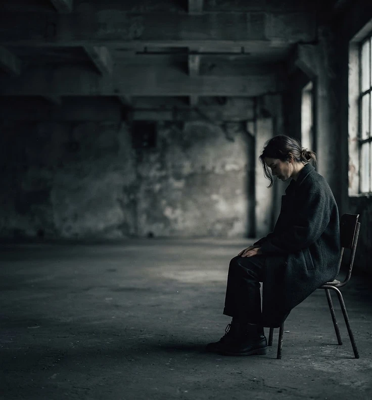 A person in quiet contemplation
