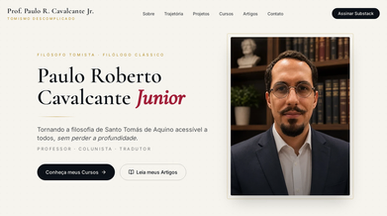 filosofia tomista paulo template preview