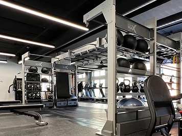 Completed installation — Completed training floor