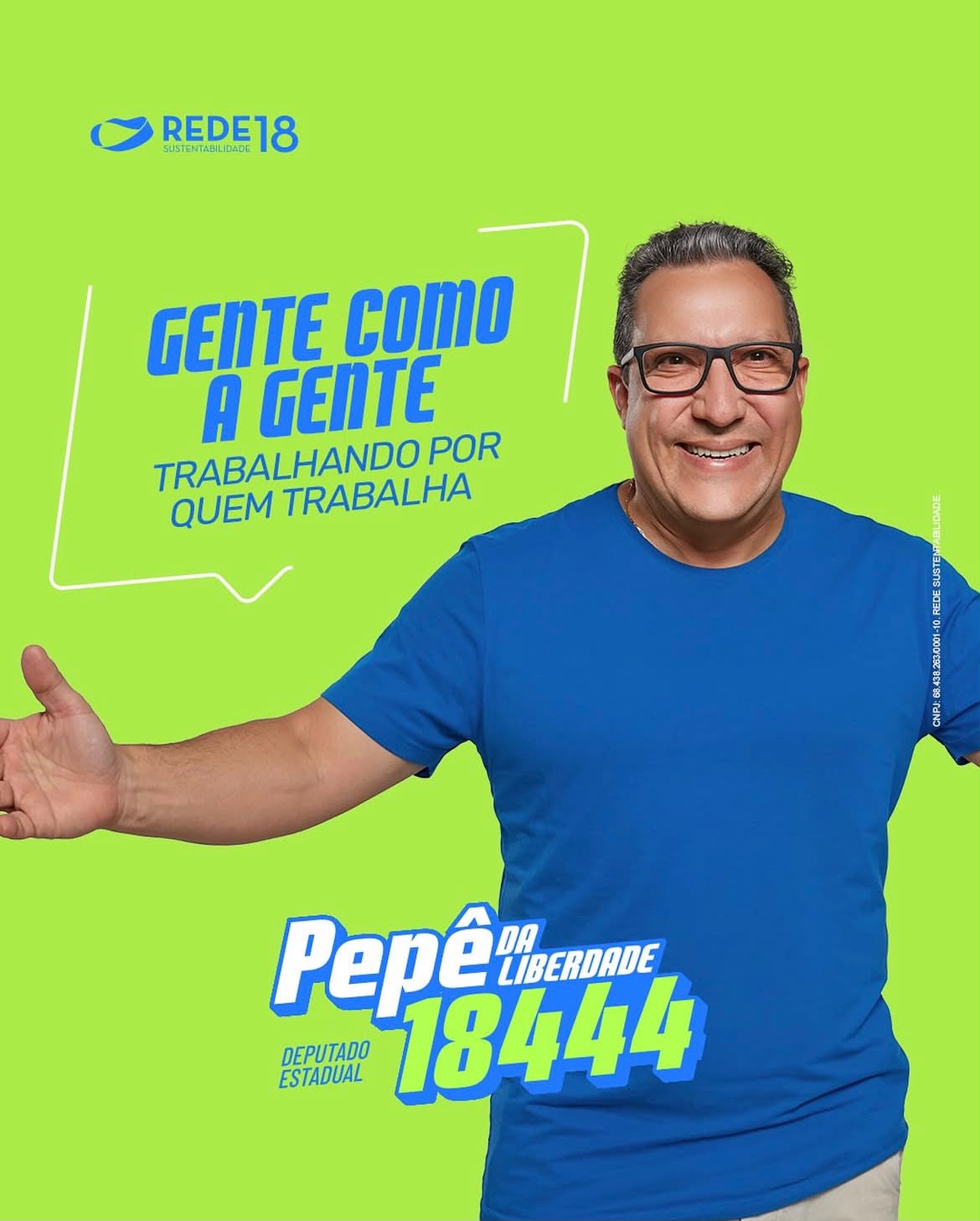 Pepê da Liberdade — candidato a Deputado Estadual