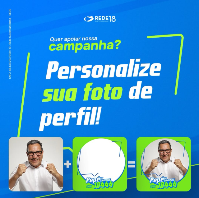 Personalize sua foto de perfil com a moldura do Pepê