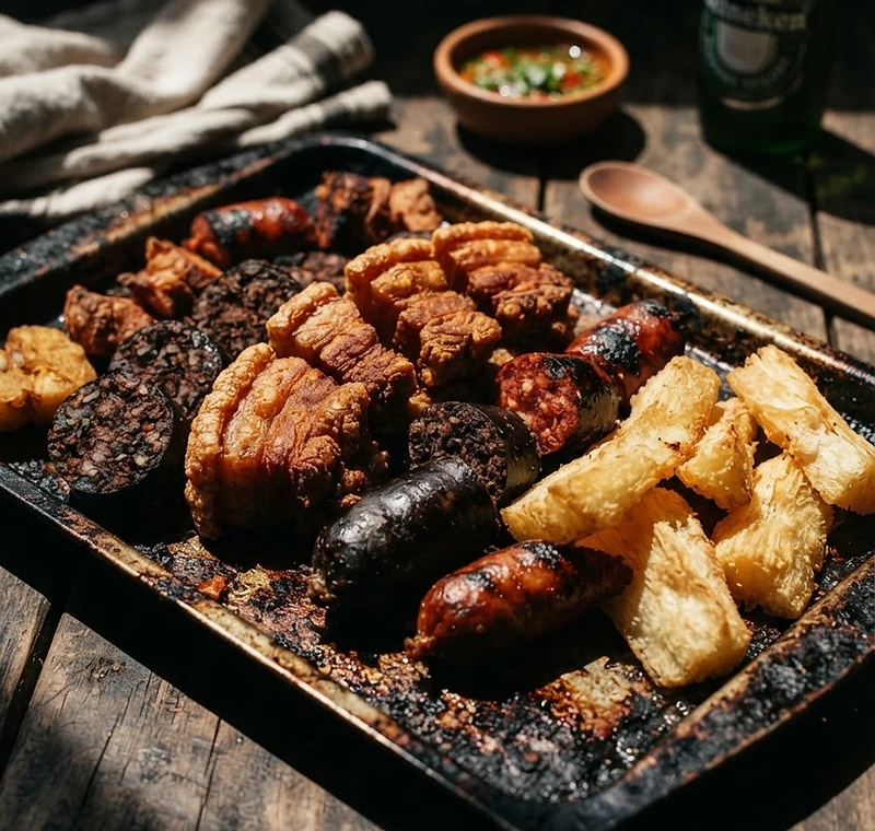 Parrilla artesanal colombiana