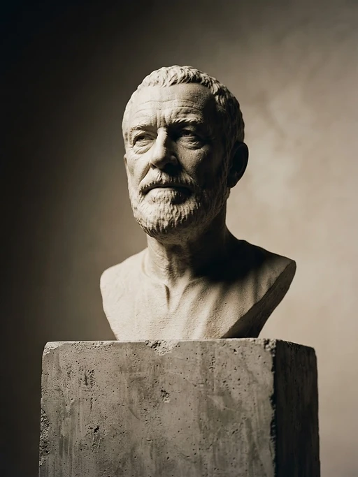 stone finish bust