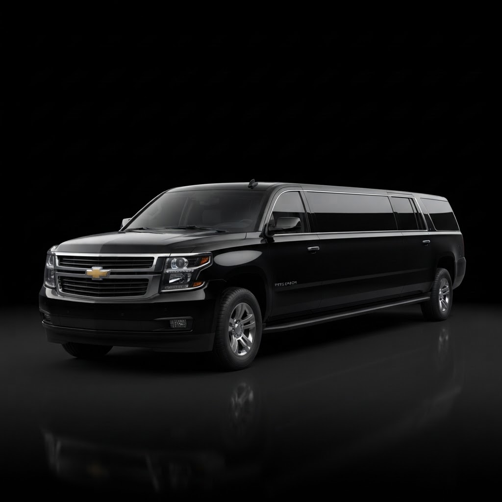 Chevy Stretch Limousine available for limo service in Cypress, TX