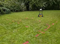 Soil Boring — GPR Cart on Site