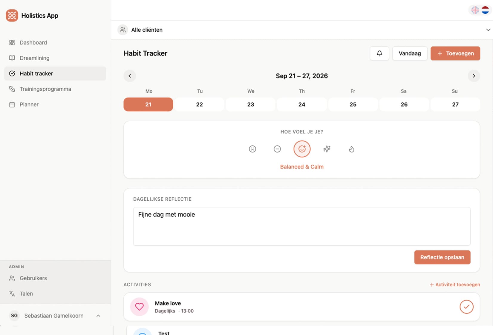 From 5 tools to 1 app mockup