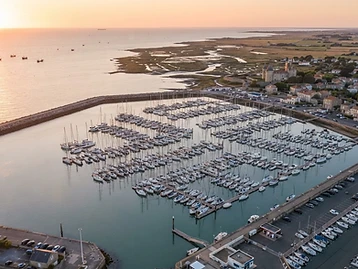 Port de Noirmoutier vu du ciel