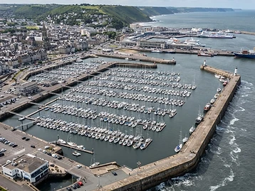 Port Chantereyne vu du ciel