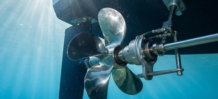 Hélice et ligne d'arbre : comment prévenir les vibrations et la perte de puissance par le nettoyage