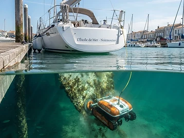 Robot Keelcrab en intervention à Noirmoutier