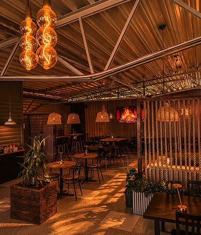 Hugget Restaurang — Industriellt kök