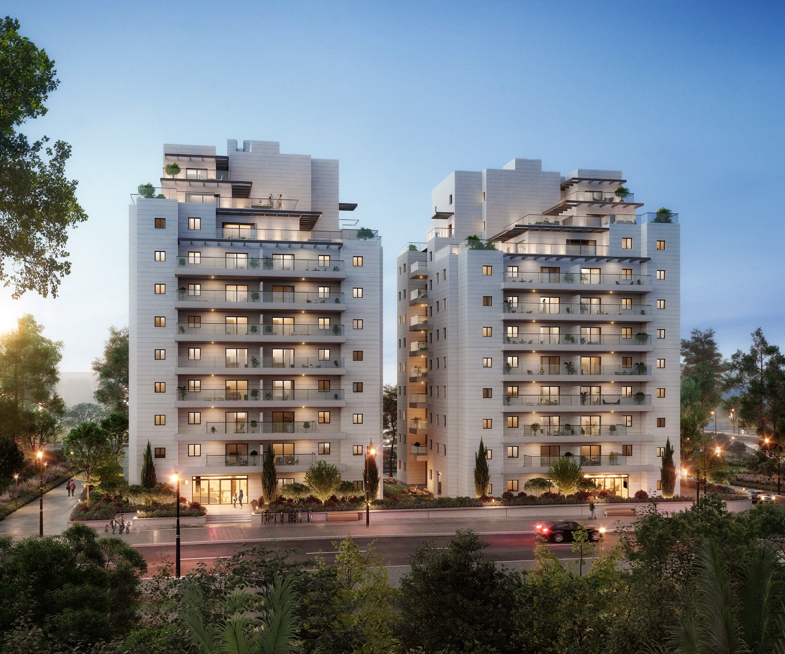New-build residential buildings in Wine City, Ashkelon