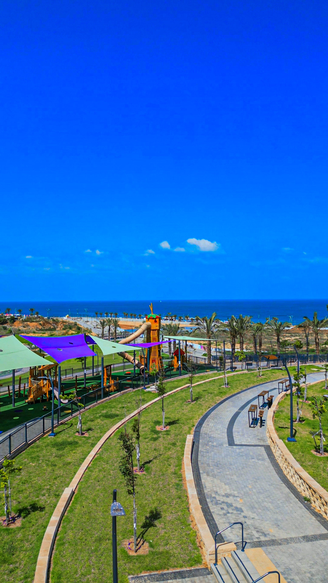 Ashkelon coastal park near Ir Yamim