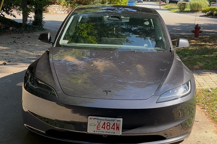 Car before detailing, covered in dirt and grime