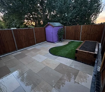 Porcelain Patio & Sleeper Bed