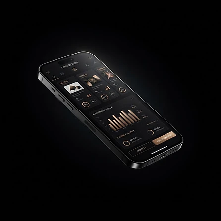 The Cadence studio on a phone