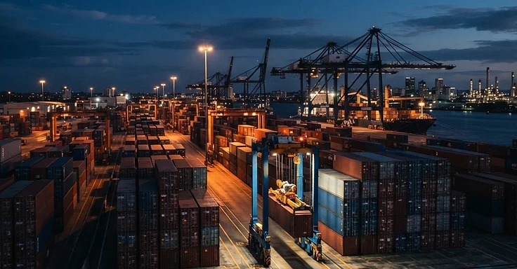 Port of Brisbane container terminal operations