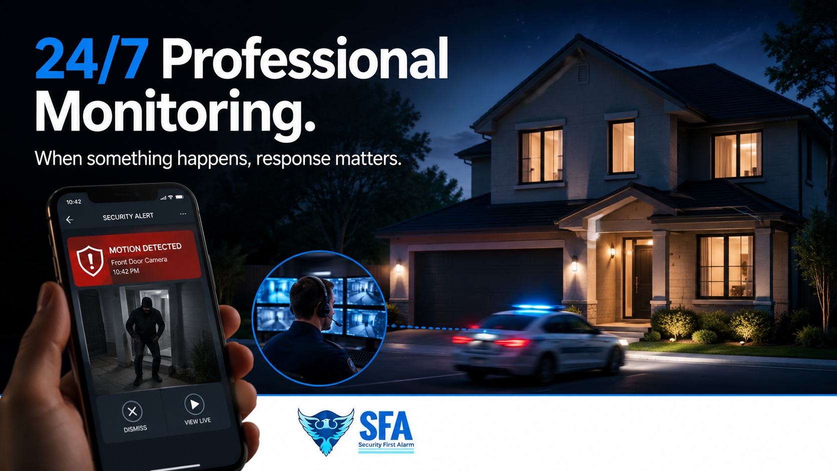 24 7 professional residential alarm monitoring