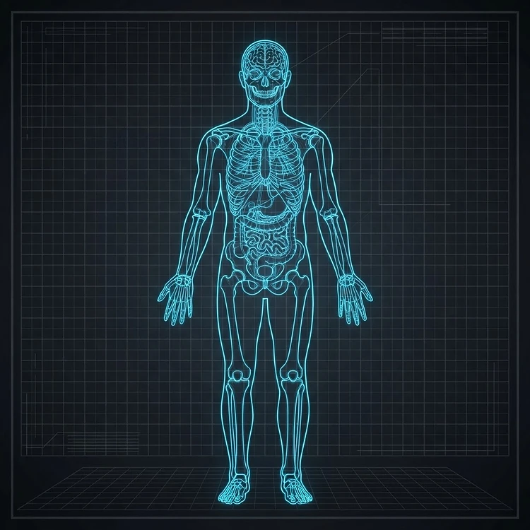 Anatomical body blueprint