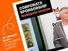 Anthony Hill presenting a sponsorship workshop