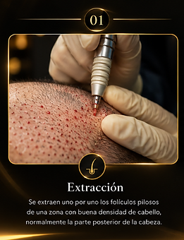 Extracción individual de folículos capilares