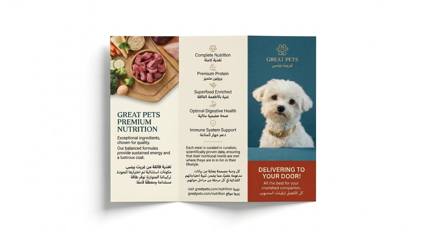 Great Pets Tri-fold Brochure