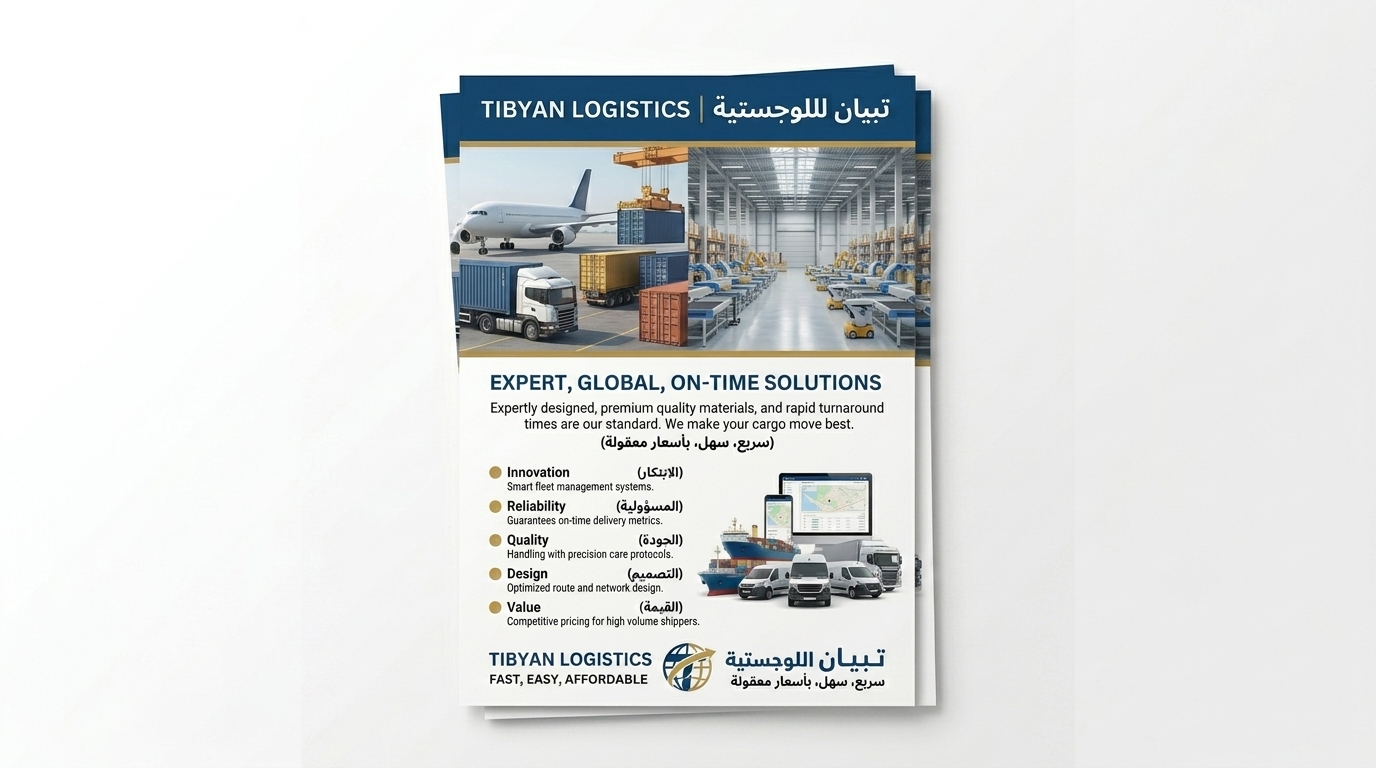 Tibyan Logistics Flyer