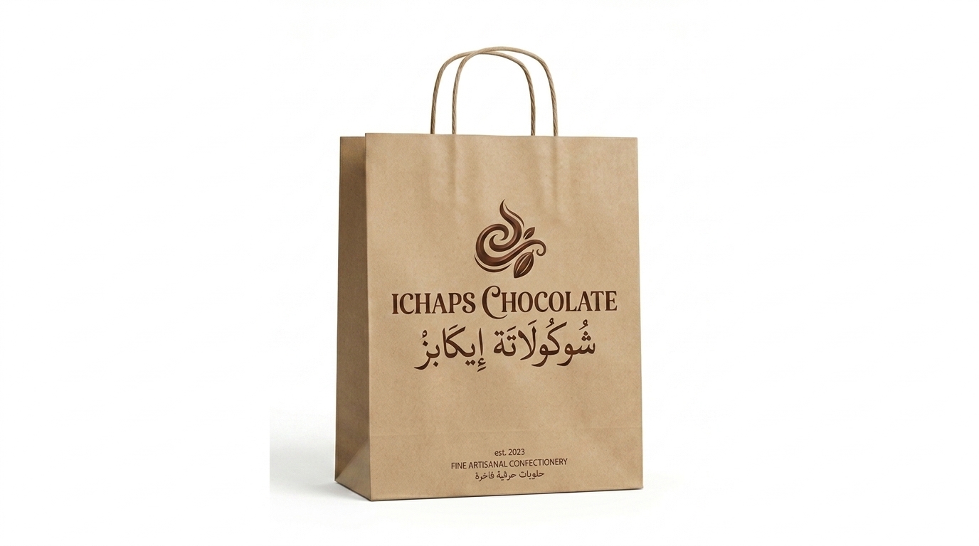 Ichaps Chocolate Shopping Bag