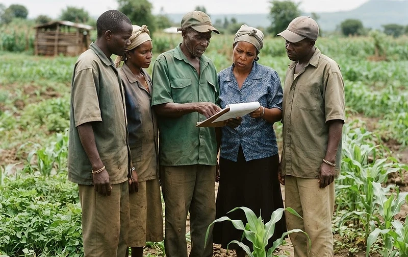 A productive agricultural community in Kenya