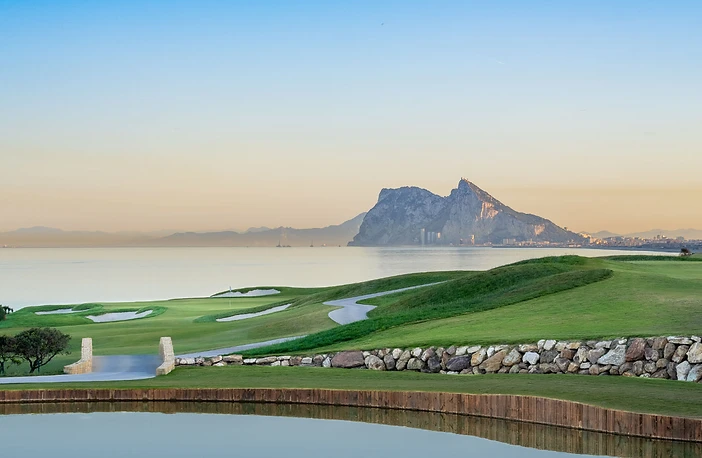 La Hacienda Links Golf Resort overlooking the Rock of Gibraltar