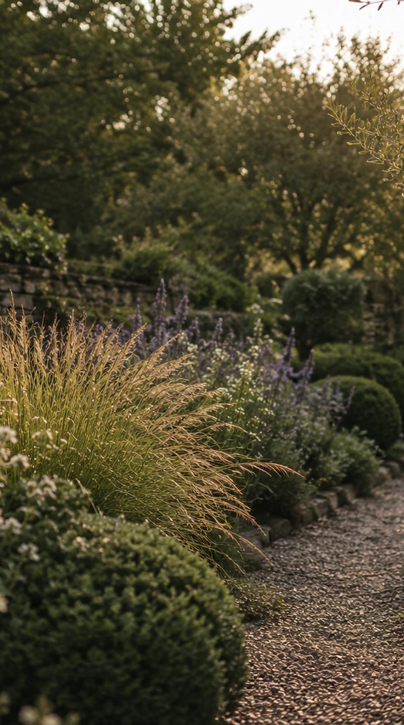 A landscaped outdoor space in Cornwall