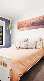 Modern bedroom finishes