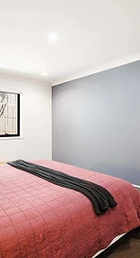 Bedroom with walk-in wardrobe