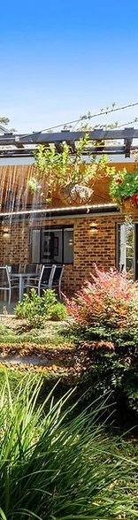 Pergola with water feature