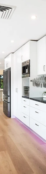 Modern kitchen with LED accents