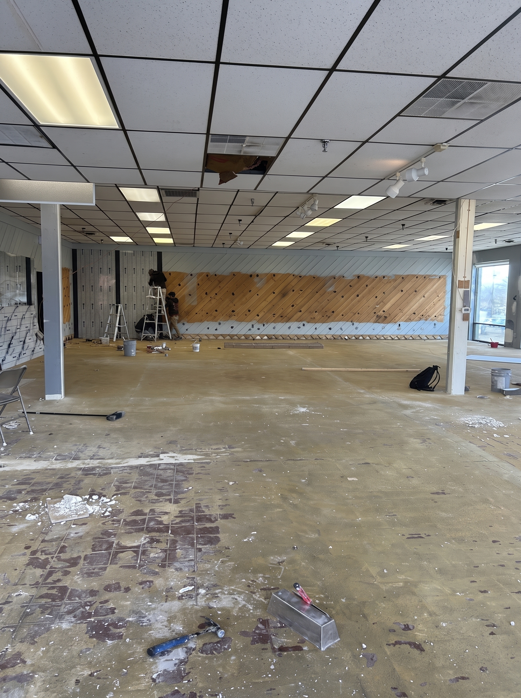 Commercial Flooring — before
