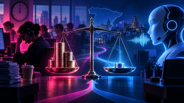 Coste de Agente Humano vs Agente de Voz IA: Modelo TCO 2026