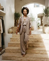 Taupe Relaxed Set by Abdouls