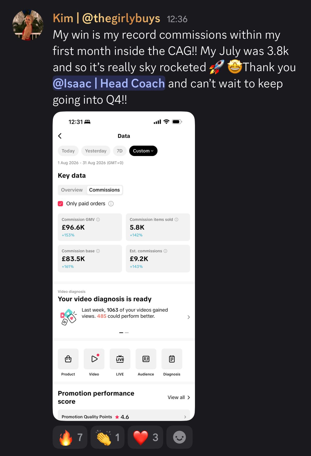 Client review