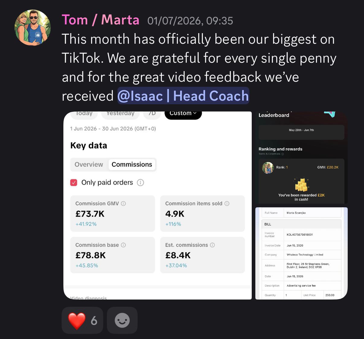 Client review