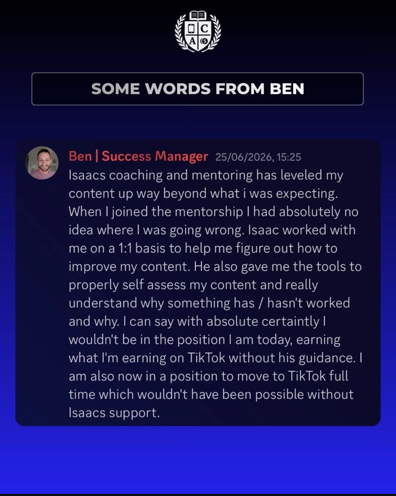 Client review