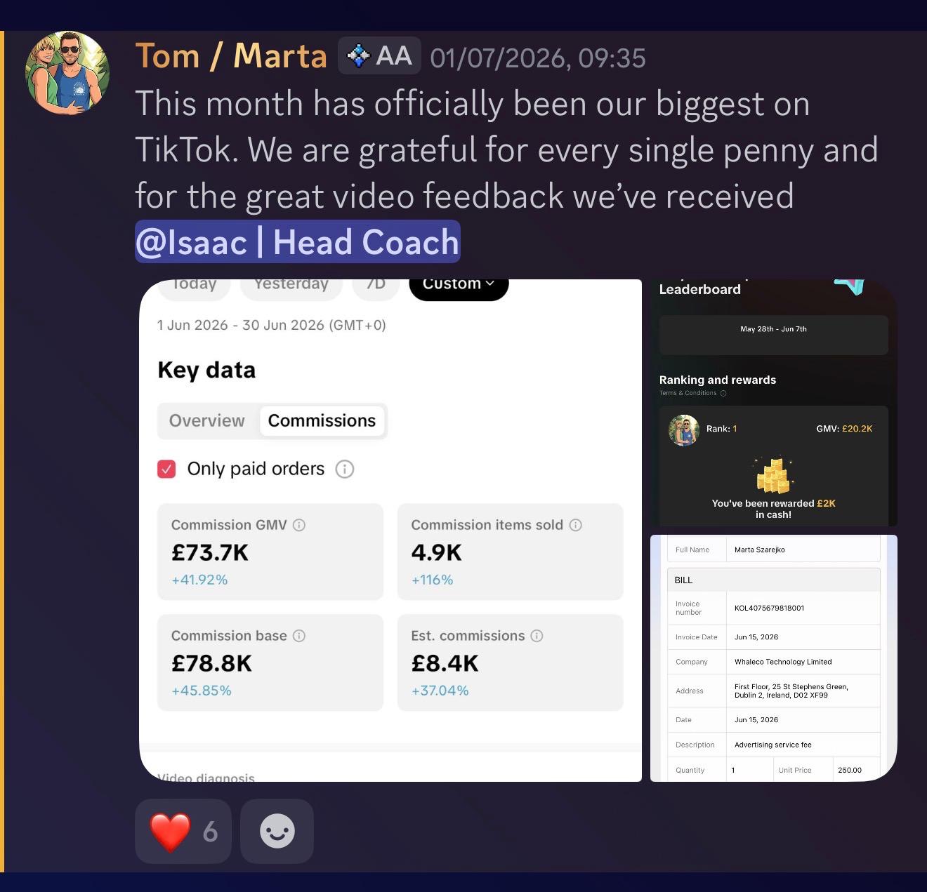 Client review