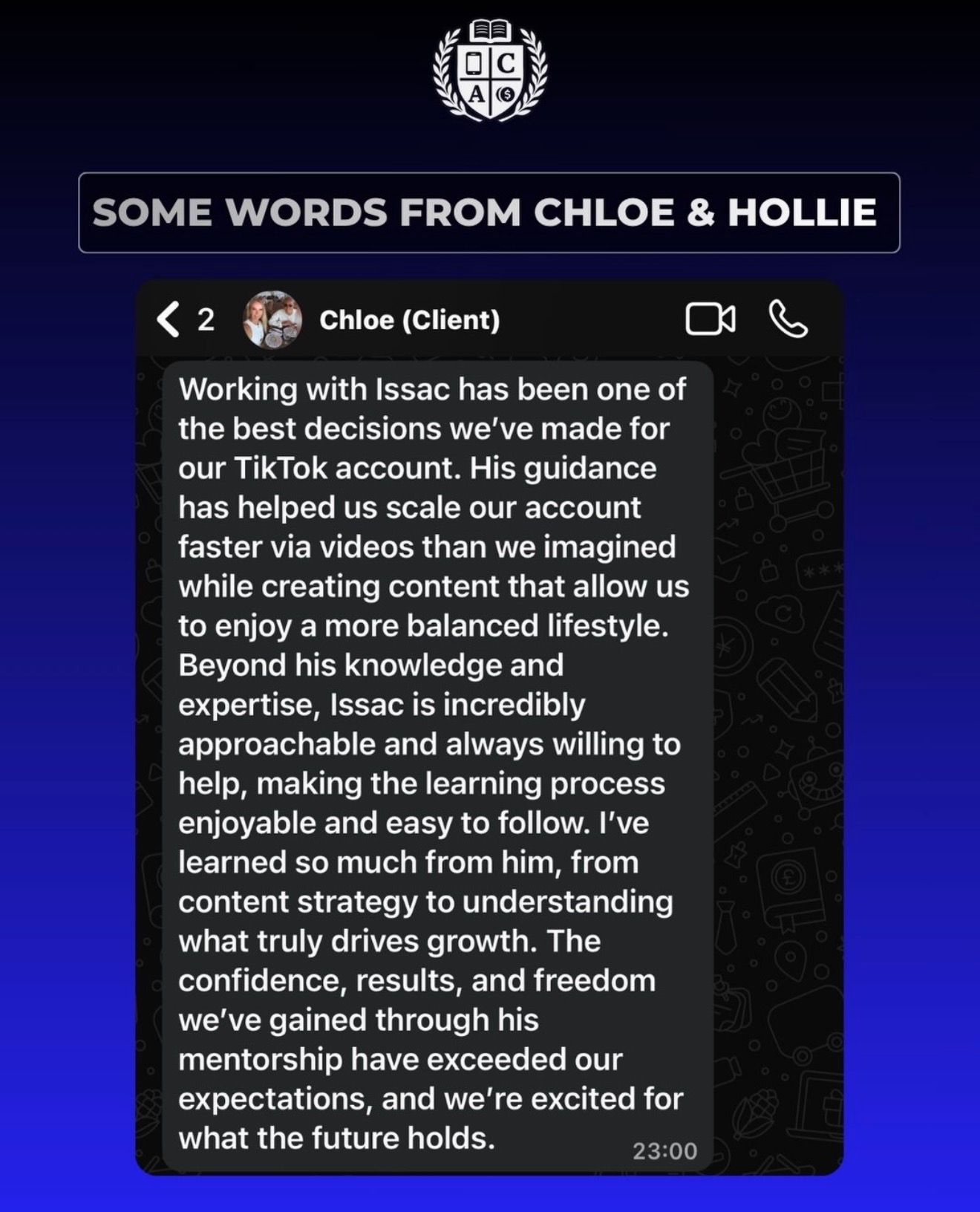 Client review