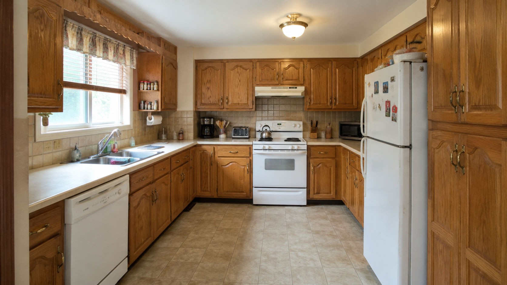 Kitchen renovation before and after before