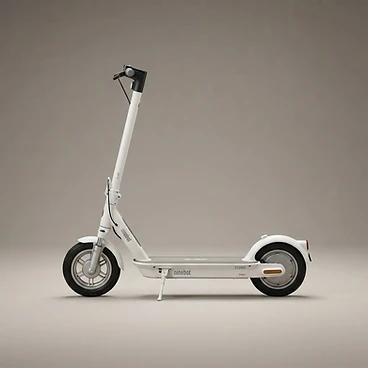 Trottinette Ninebot Segway ES4 occasion blanche révisée Atelier Trottinette